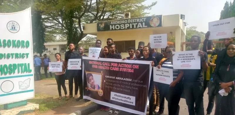 Health advocates protest death of colleague at Abuja hospital 