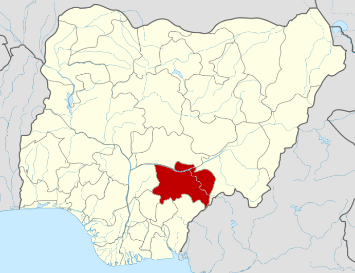 Nigeria Benue State map